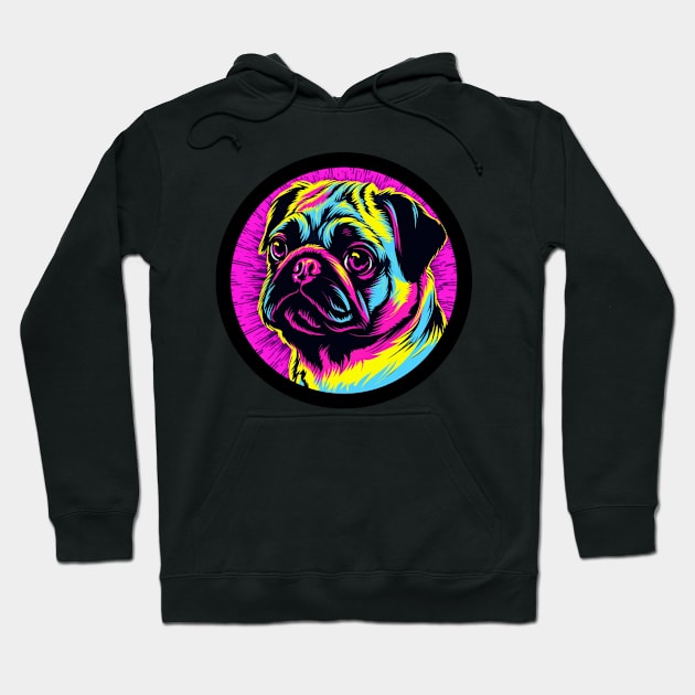 Pug Dog Hero Hoodie by Underground Cargo